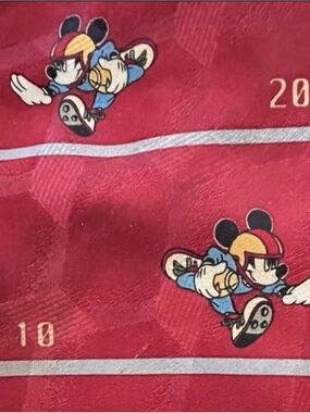 Vintage Disney Football Mickey Unlimited Neck Tie Mickey Mouse Novelty